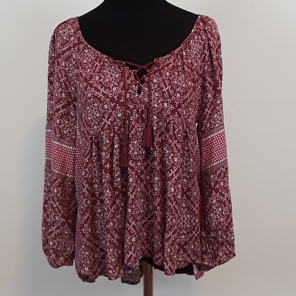 AMERICAN Eagle Outfitters BOHO blouse top - Picture 1 of 8